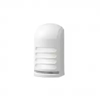 Konstsmide 7694 - Wandlamp - Prato LED flush 13cm - bewegingsmelder - op batterij - 2x 0.12W - koelwit 4500K - matwit