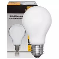 LED lamp 250 lumen 2700K E27 2.5W peer mat niet dimbaar 20.000uur