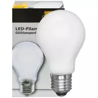 LED lamp 4W 470 lumen 3000K E27 peer mat niet dimbaar 4W vergelijkbaar met 40W 111 lumen per Watt