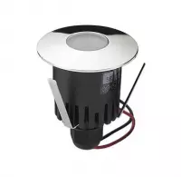 SG Luna LED grondspot 1W 3000K dimbaar chroom IP67 waterdicht