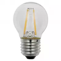 LED lamp 2700K 250 lumen 45mm E27 5W dimbaar voor dimbare feest verlichting voor binnen en buiten [