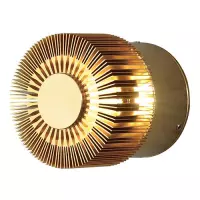 Monza wandlamp rond met LED 3W messing 7900-800 Konstsmide