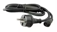 Startkabel zwart 1.5m 5 ampere Modular Prosystem professioneel max 15000 ledjes