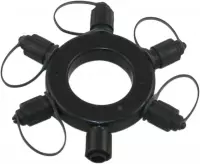 Kerstverlichting ronde 5V connector zwart