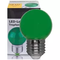 LED lamp E27 groen 1W feestverlichting