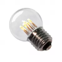 Tronix Led lamp LED kogel 1w wit