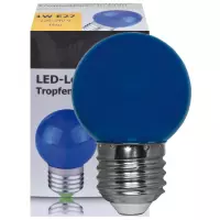 LED lamp E27 blauw 1W feestverlichting