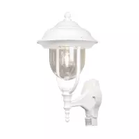Wandlamp Parma Soragna wit klassieke buitenlamp loopsensor 7235-250