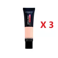 L’Oréal - Infaillible 24H Matte Cover Foundation - 25 Rose Ivory ( 3 x 30ml )