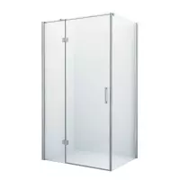 Diamond Line Collins - Douchecabine Rechthoek - 120x100x200 - Chroom Profiel - Draaideur - 8mm Helder Glas - Nano Coating