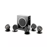 Focal: Dôme Flax Pack 5.1 Homecinema Systeem - Zwart