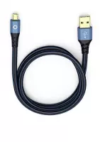 Oehlbach: 2.0 USB Plus USB-A naar Micro-B 1,00 meter