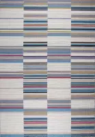 Multicolor vloerkleed - 160x230 cm  -  Gestreept - Modern