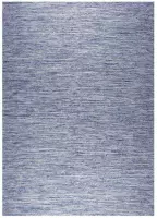 Blauw vloerkleed - 160x230 cm  -  Effen - Landelijk