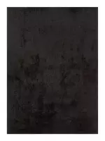 Zwart vloerkleed - 160x230 cm  -  Effen - Industrieel
