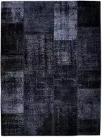 Zwart vloerkleed - 200x300 cm  -  Symmetrisch patroon - Modern