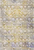 Geel vloerkleed - 160x230 cm  -  A-symmetrisch patroon - Modern