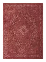 Rood vloerkleed - 70x140 cm  -  A-symmetrisch patroon - Modern