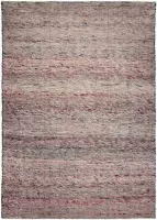 Beige Roze vloerkleed - 190x290 cm  -  A-symmetrisch patroon - Modern