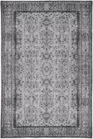 Zwart vloerkleed - 160x230 cm  -  A-symmetrisch patroon - Klassiek