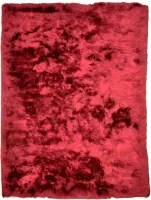 Rood vloerkleed - 240x300 cm  -  Effen - Modern