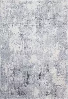 Creme Grijs vloerkleed - 160x230 cm  -  A-symmetrisch patroon - Modern