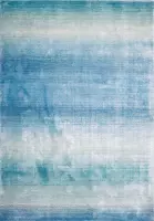 Turquoise vloerkleed - 160x230 cm  -  A-symmetrisch patroon - Modern