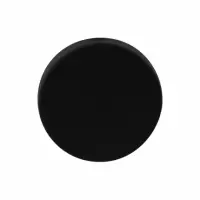 GPF Blinde ronde rozet 50x6mm zwart