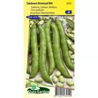 Sluis Garden - Tuinboon Driemaal Wit - 180 gram - 3215