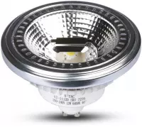 V-tac Ledlamp Vt-1112 Gu10 Aluminium 12w 6400k 900lm Zilver