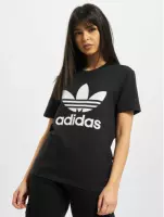 adidas Adicolor Classics Trefoil Tee GN2896, Vrouwen, Zwart, T-shirt, maat: 32