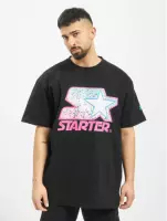 Starter Heren Tshirt -S- Starter Multicolored Logo Zwart