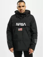 Urban Classics NASA Windbreaker jacket -XS- NASA Zwart