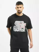 Starter Heren Tshirt -XS- Starter Multicolored Logo Zwart