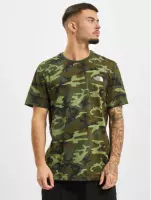The North Face Simple Dome T-shirt - Mannen - groen/bruin