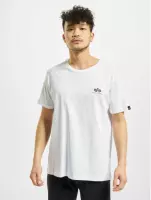 Alpha Industries / t-shirt Basic Small Logo in wit