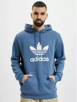 adidas Originals Trefoil Hoodie Sweatshirt Mannen Blauwe S