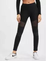 Urban Classics Legging -3XL- Tech Mesh Rib Zwart