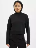 Urban Classics / trui Ladies Interlock Short in zwart