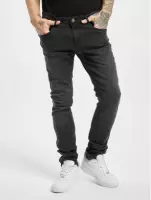 Urban Classics Skinny jeans -31/34 inch- Slim Fit Zip Zwart