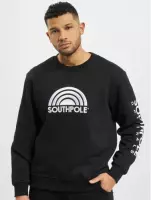 Southpole Sweater/trui -S- 3D Crew Zwart