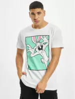 Merchcode Looney Tunes Heren Tshirt -XL- Looney Tunes Bugs Bunny Funny Face Wit