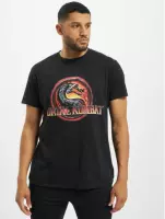 Urban Classics Mortal Kombat Heren Tshirt -S- Mortal Kombat Logo Zwart