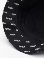 Urban Classics NASA Bucket hat / Vissershoed NASA Allover NASA Zwart