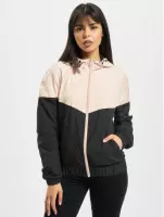 Urban Classics Windbreaker jacket -5XL- Arrow Zwart/Roze