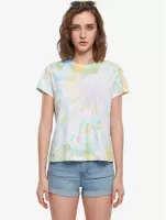 Urban Classics Dames Tshirt -4XL- Tie Dye Boyfriend Multicolours