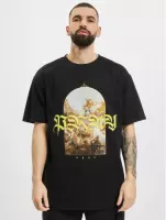 Urban Classics Heren Tshirt -XS- Pray Painting Oversize Zwart