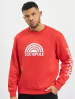 Southpole Sweater/trui -M- 3D Crew Rood