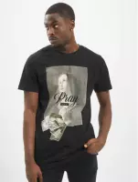 Urban Classics Heren Tshirt -M- Mister Tee Pray Dollar Zwart