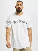 Mister Tee Heren Tshirt -S- Los Angeles Wording Wit